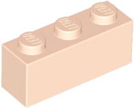 LEGO® los onderdeel Steen in kleur Lichte Noga 3622
